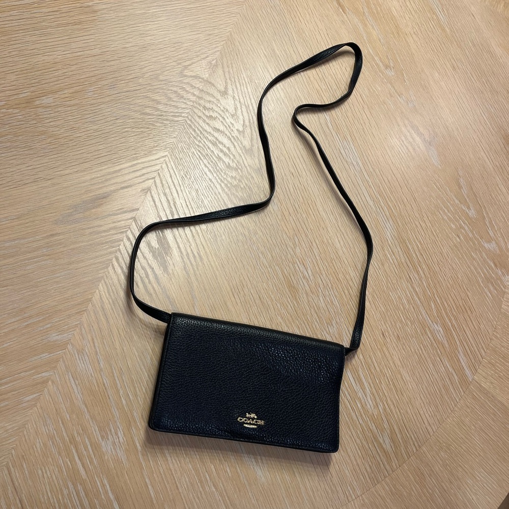 Coach Black Crossbody Bag with Adjustable Strap